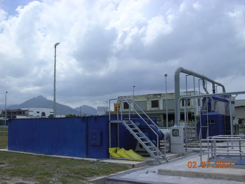 BIORID BHS-035-G Odour Control Systems for Sewage Treatment Works, Main Inlet and Preliminary Treatment – Bayan Baru